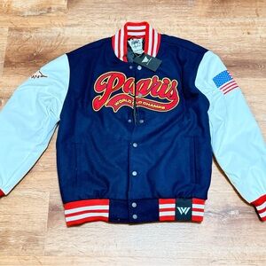 Paris World Champs Varsity Stitched Jacket